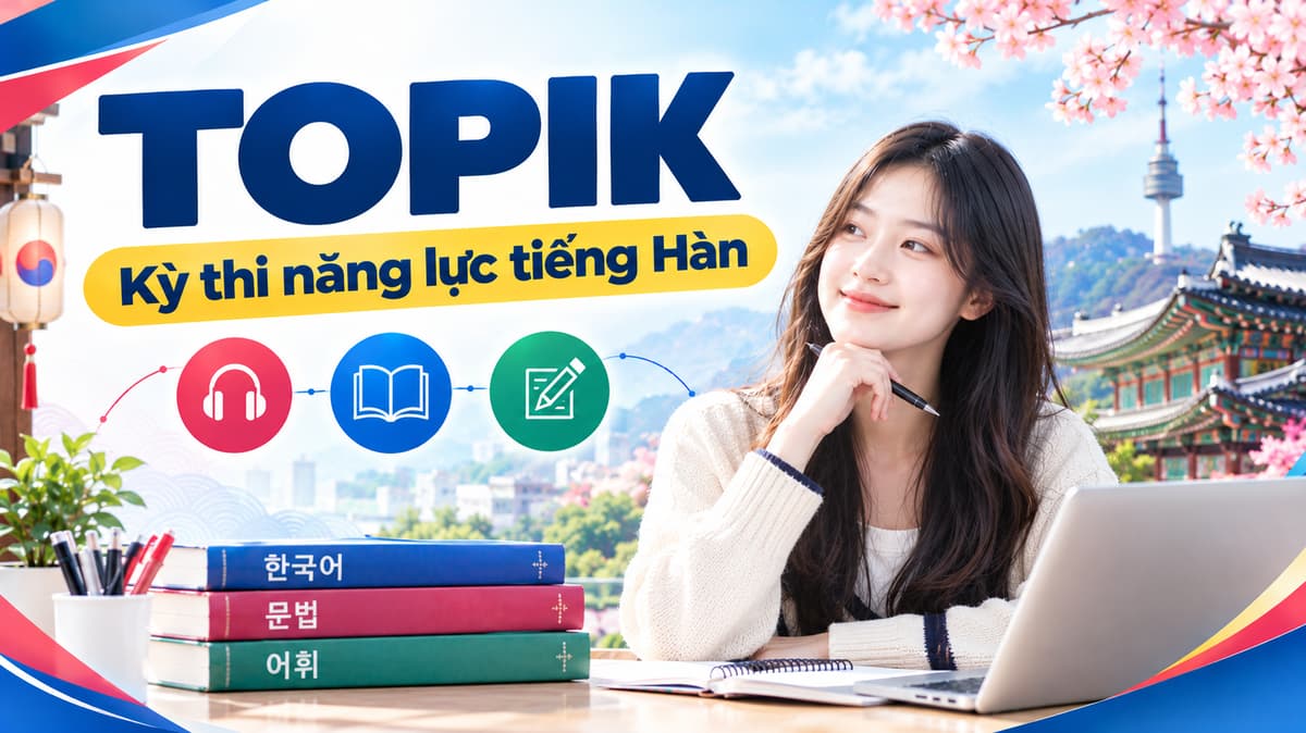Kỳ thi năng lực tiếng Hàn TOPIK (Test of Proficiency in Korean) – Năng lực tiếng Hàn TOPIK I, II