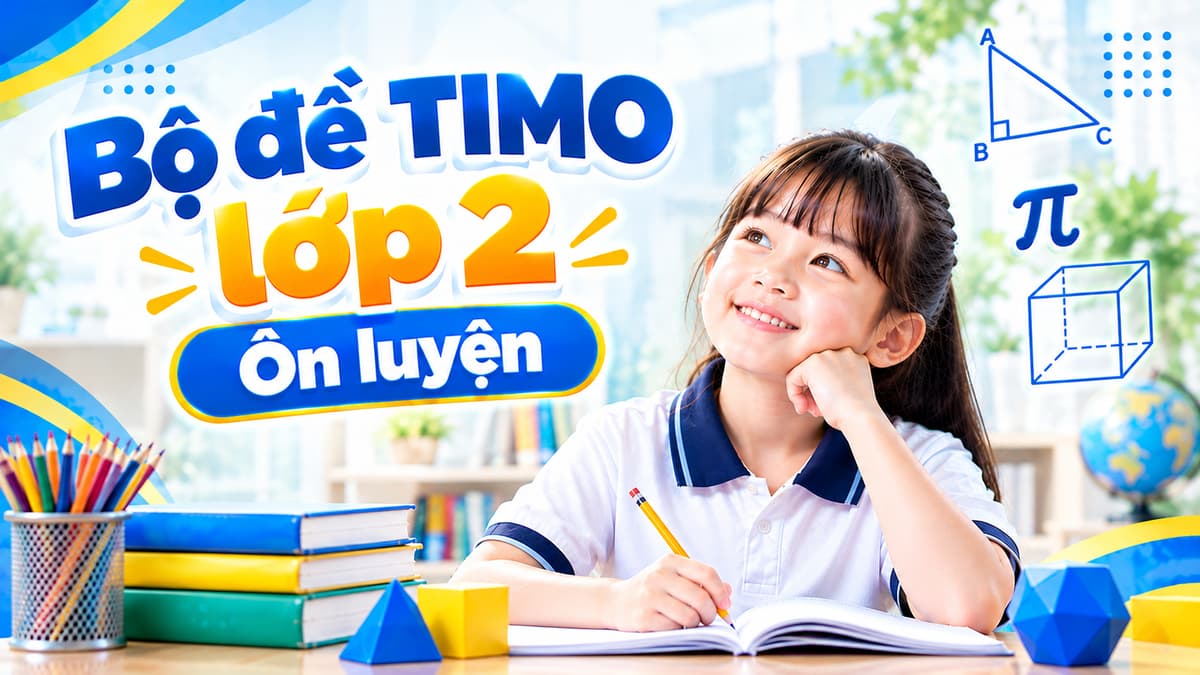 Bộ đề TIMO lớp 2 - Ôn luyện