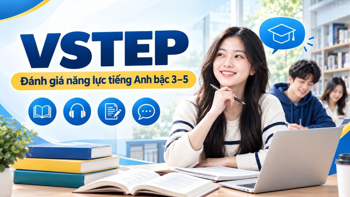 Bài thi đánh giá năng lực sử dụng tiếng Anh bậc 3–5 (VSTEP.3-5) – Tiếng Anh bậc 3 đến bậc 5
