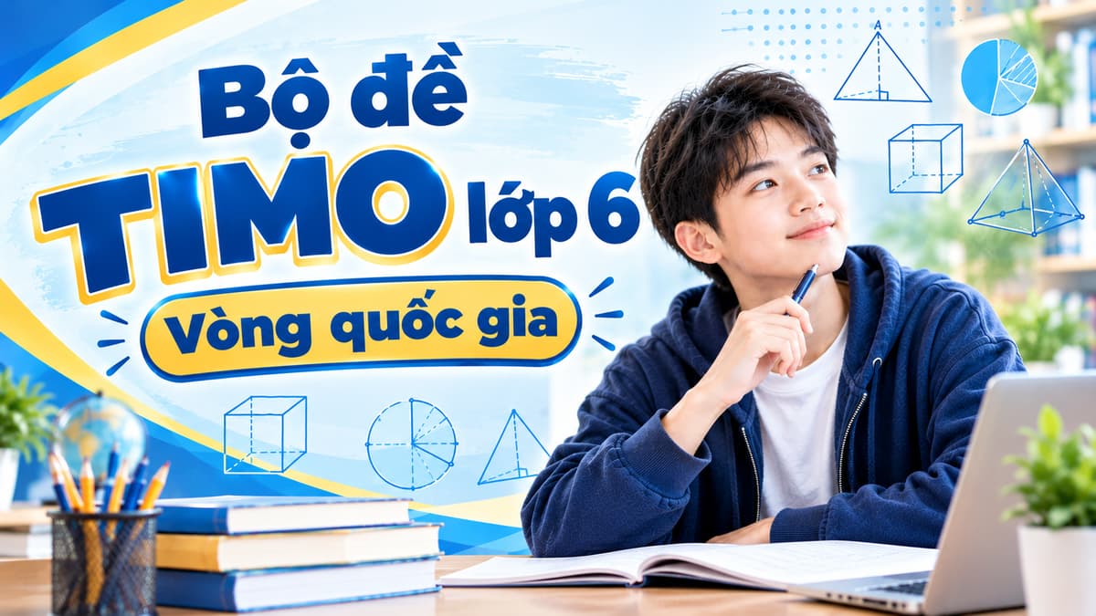 Bộ đề TIMO lớp 6 - Vòng quốc gia