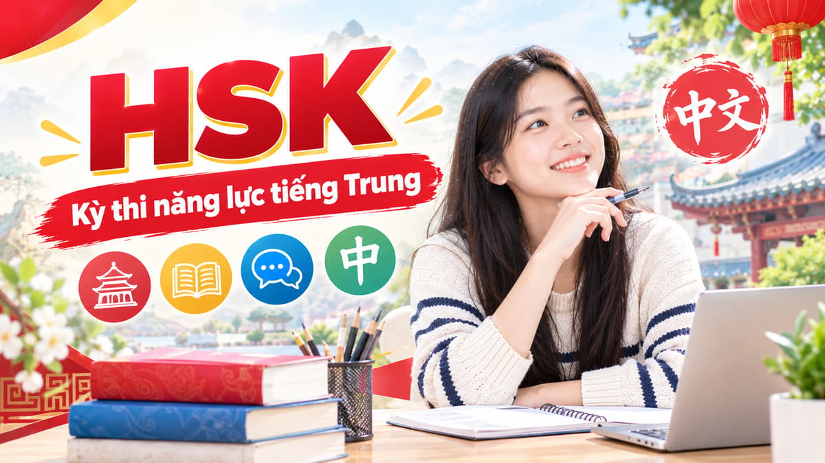 Kỳ thi năng lực Hán ngữ quốc tế HSK (Hanyu Shuiping Kaoshi) và HSKK – Năng lực tiếng Trung từ HSK 1