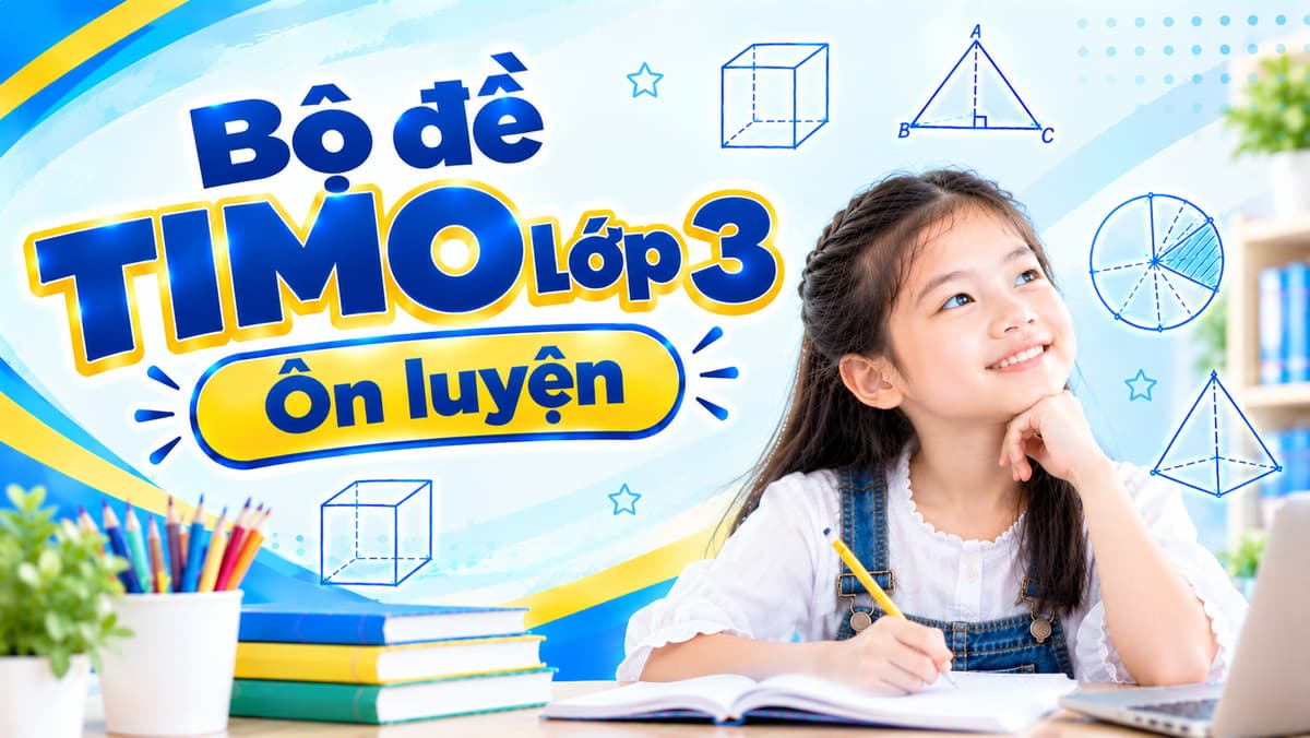 Bộ đề TIMO lớp 3 - Ôn luyện