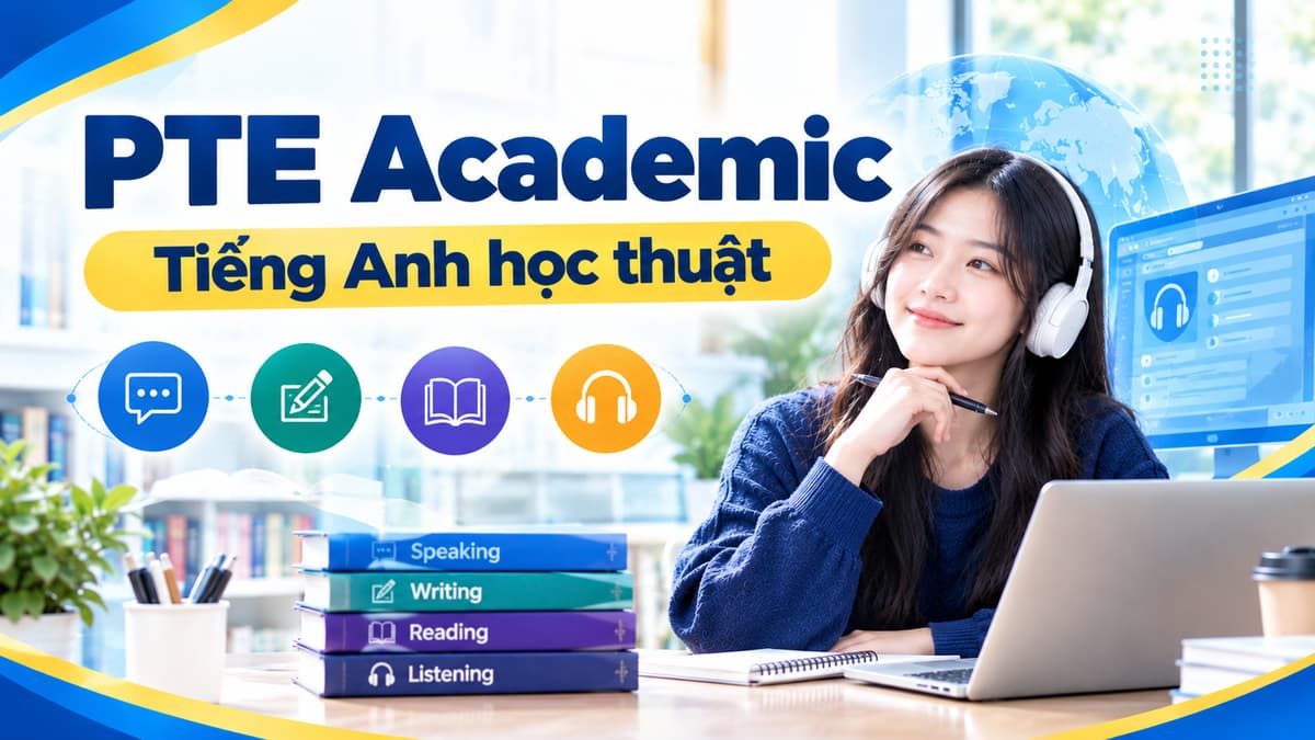 Bài thi tiếng Anh học thuật Pearson Test of English Academic – Tiếng Anh học thuật trên máy tính