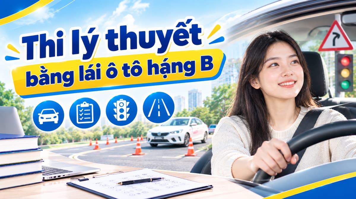 Sát hạch lý thuyết cấp giấy phép lái xe ô tô hạng B – Ôn thi lý thuyết sát hạch