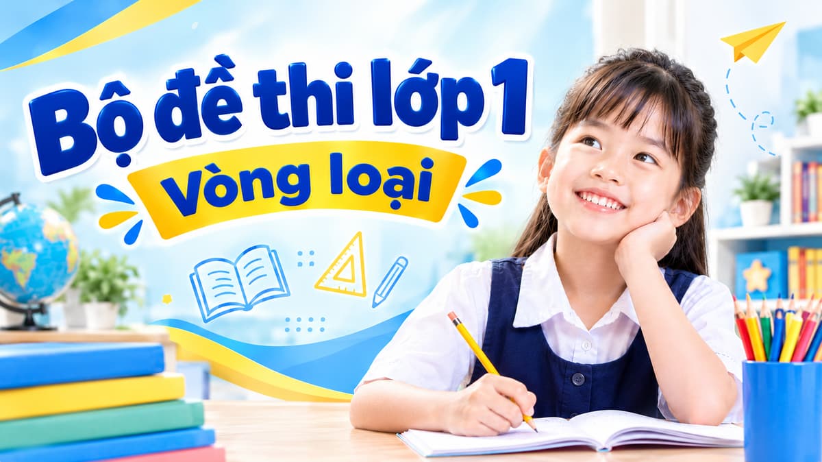 Bộ đề thi lớp 1 - Vòng loại