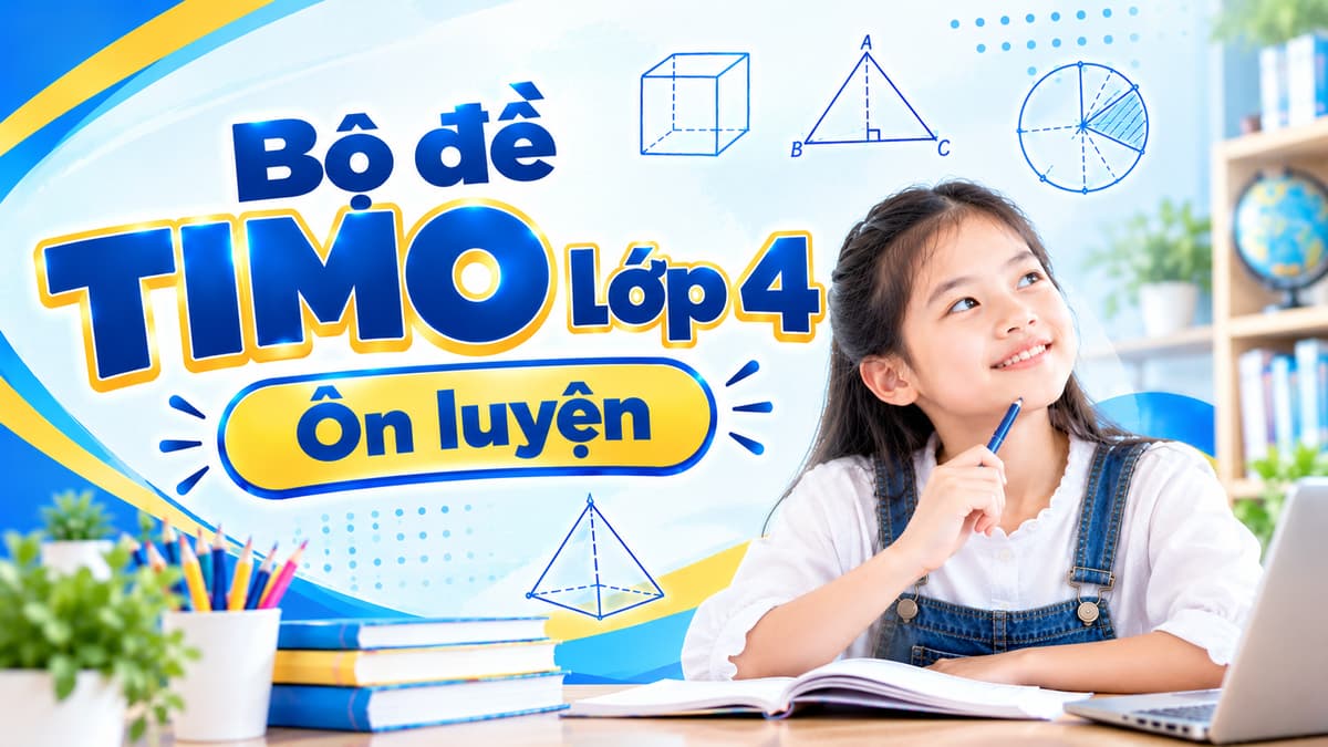 Bộ đề TIMO lớp 4 - Ôn luyện