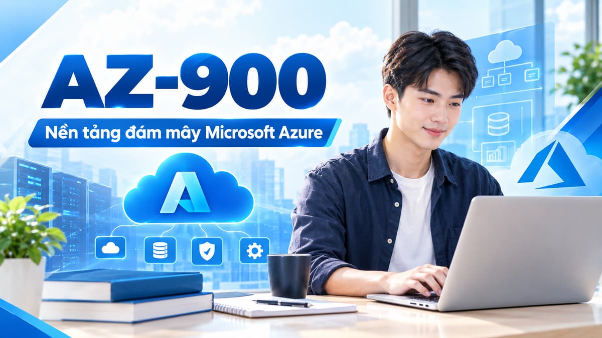 Chứng chỉ Microsoft Certified: Azure Fundamentals (bài thi AZ-900) – Nền tảng điện toán đám mây