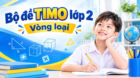 Bộ đề TIMO lớp 2 - Vòng loại