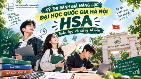 HSA - Toán học và xử lý số liệu (tư duy định lượng)
