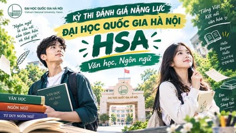 HSA - Văn học - Ngôn ngữ (tư duy định tính)
