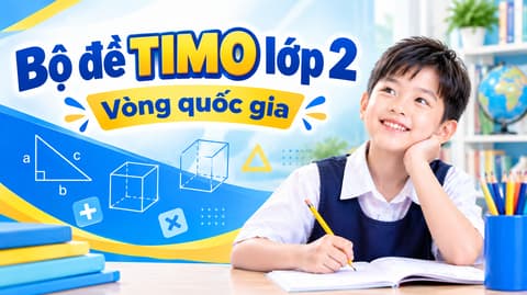Bộ đề TIMO lớp 2 - Vòng quốc gia