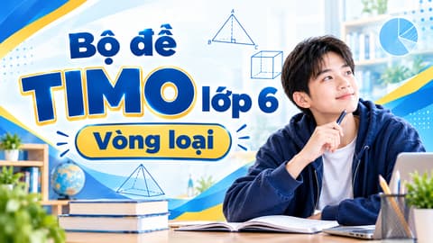 Bộ đề TIMO lớp 6 - Vòng loại