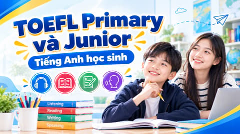 TOEFL Primary và Junior – Tiếng Anh học sinh