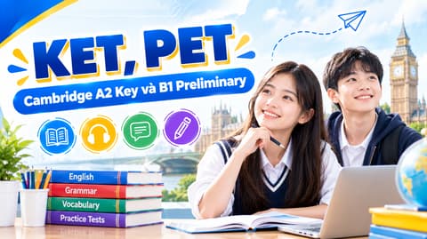 KET, PET – Cambridge A2 Key và B1 Preliminary